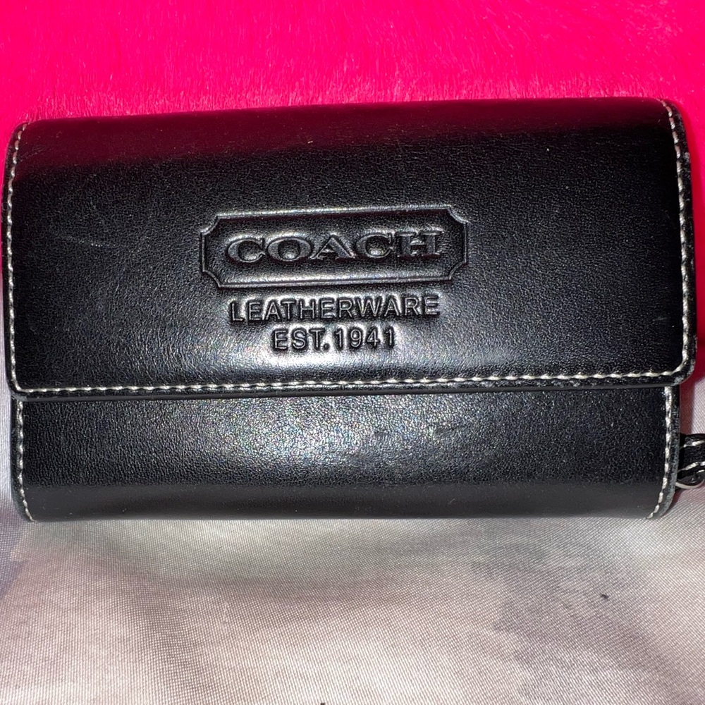 Coach Black Leatherware Wallet